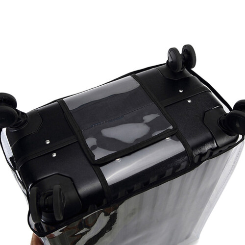 Luggage cover protector PVC clear sleeve for wheeled 2