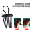 Peigne à queue de cheval XINYUAN pour coiffure bouffante, cheveux élastiques 6