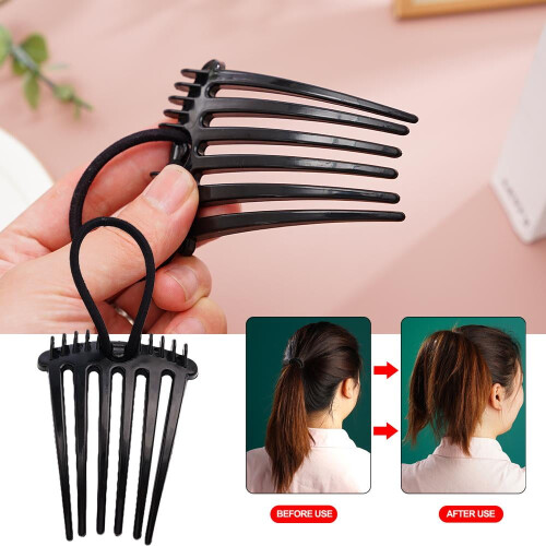 Peigne à queue de cheval XINYUAN pour coiffure bouffante, cheveux élastiques 1