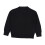 Babytrui, effen kleur, gebreide pullover, zwart, 4 jaar 2