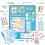 DIY Journal Kit for Teens Blue Scrapbook Diary Set 2