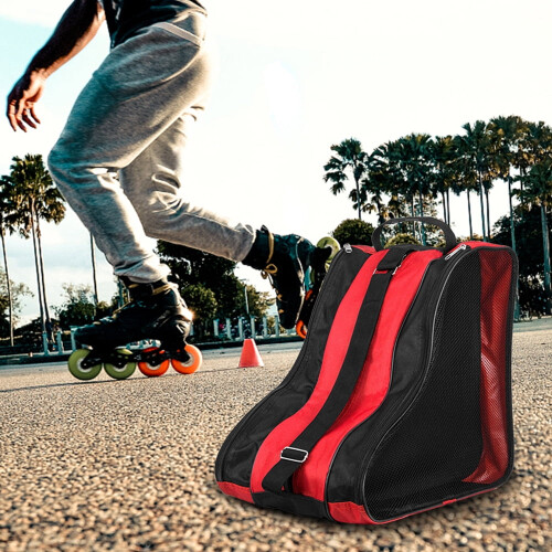 Roller Skate Bag Waterproof Oxford Cloth Tote Adjustable 1