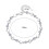 Women's 925 Sterling Silver Crystal Heart Infinity Bracelet 5