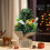 Avtoify Mini Artificial Christmas Tree 4.3" x 7.5" with 5