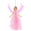 Pink plush angel tree topper 7.5 inches 2