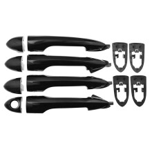 4 Stück Türgriffe Vorne und Hinten für Alfa 147, Romeo, Giulietta, Mito, Lancia (Ab 2012), Teilenummer: 156145296, 156145295, Außentürgriff