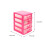 Organiseur de bureau miniature en plastique à 12 compartiments 3