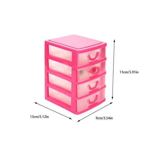 Organiseur de bureau miniature en plastique à 12 compartiments 2