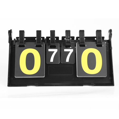 Flip Scoreboard Επιτραπέζιο Score Flipper Ποδόσφαιρο Flip Score Keeper για Μπάσκετ 1