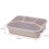 Meal Prep Containers Blue 4-Compartment Reusable Plastic 6