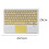 Wireless Bluetooth Keyboard with Touchpad 104 Keys 2