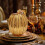 FELTREE kalebassformad pumpalampa i glas Halloweendekoration 5