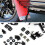 Parafango per Auto, Parafango per Pneumatici, per  Jimny JB64 2018+, Parti di Modifica Esterne Fuoristrada, Nero 5