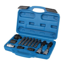 13-Piece Alternator Freewheel Pulley Removal Tool Set for Engine Auto Belt Removal for -