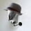 Wall-Mounted Metal Hat Rack with Mannequin Head 3