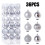 Christmas Tree Ball Ornaments Shatterproof Black 36 pcs 3 cm 2