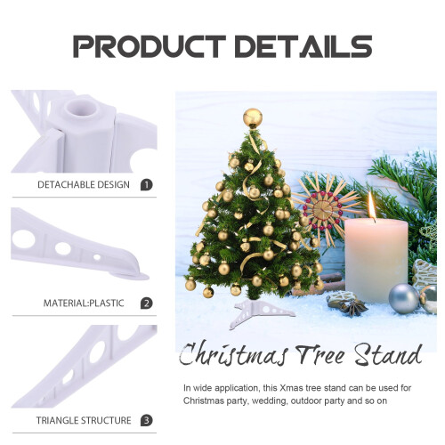 Metal Christmas Tree Stand 15cm Folding Base 2