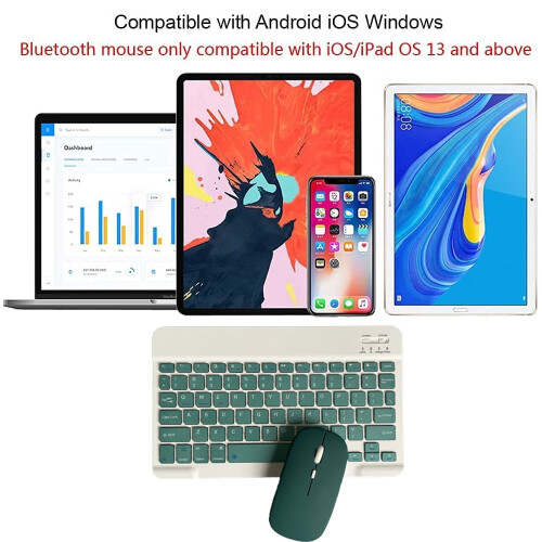 Billbianc ultra slim wireless Bluetooth keyboard and mouse 2