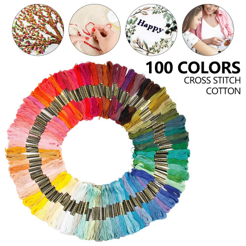 Embroidery Floss Set 100 Colors 1