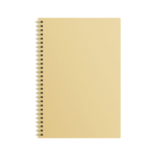 A5 PP coil notebook B5 lined thick journal vintage cover 1