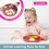 BIBaDO  Silicone Suction Divider Plate Blush  Toddler Plates  Help Dev 1