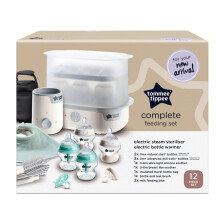 Tommee Tippee Complete Feeding Set White with Electric Steam Sterilise