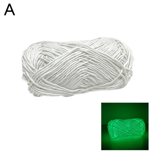 Glow-in-the-Dark Polyester Yarn Chunky 100g 2