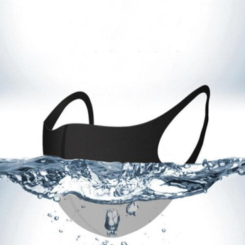 Mouth Guard Face Mask Washable Grey 5-Pack 2