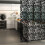 Black Plastic Hanging Room Divider Screen Panels 12 pcs 5