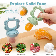 CLDY Baby Fruit Food Feeder Mini Freezer Tray Combo 3 Month Breastmil
