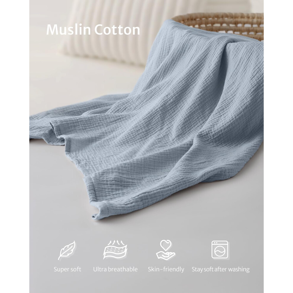Blissful Diary Muslin Nursing Cover For Breastfeeding Breathable Breas