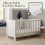 Tutti Bambini Alba Cot Bed Bundle  Cot Bed with EcoFibre Mattress Incl 1
