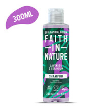 Faith In Nature 300ml Natural Lavender Geranium Shampoo Soothing Vega
