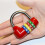 Digital Combination Padlock 4-Digit Red 6
