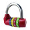 Digital Combination Padlock 4-Digit Red 4