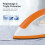 Dry Iron 1000W Lightweight with Adjustable Temperature 4