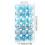 Christmas Ball Ornaments Light Blue 4 cm Shatterproof Set 3
