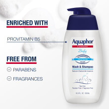 Aquaphor Baby Wash Shampoo 169 Fluid Ounce Pediatrician Recommended