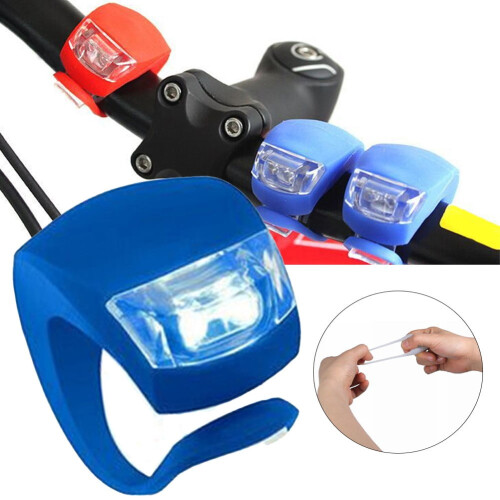 Silicone Frog Tail Light for Bicycle Outdoor Use 1