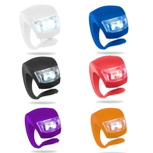Silicone Frog Tail Light for Bicycle Outdoor Use 2