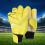 Children's Soccer Gloves Yellow Size Small 6