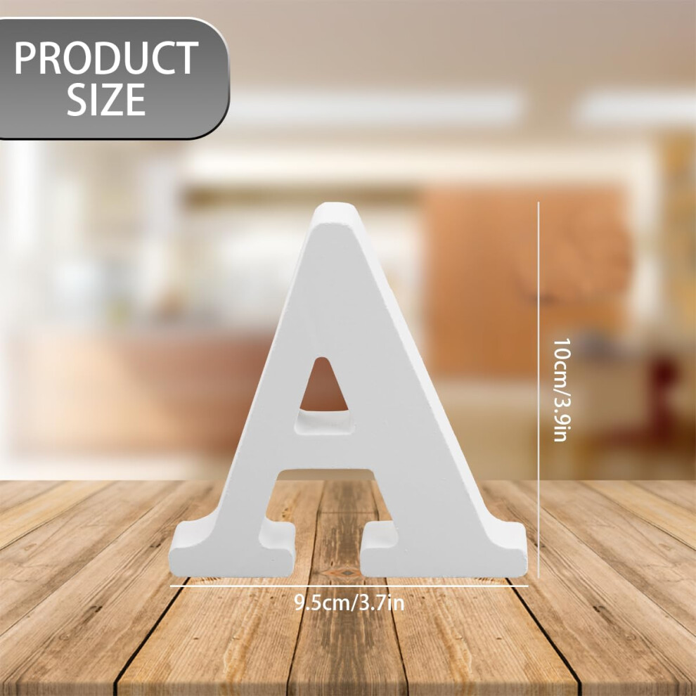 Gladfresit 1 Pcs Decorative Wood Letters For Crafts Standing Alphabet
