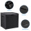 Dextrus deck box waterproof resin rattan 32 gal black 2