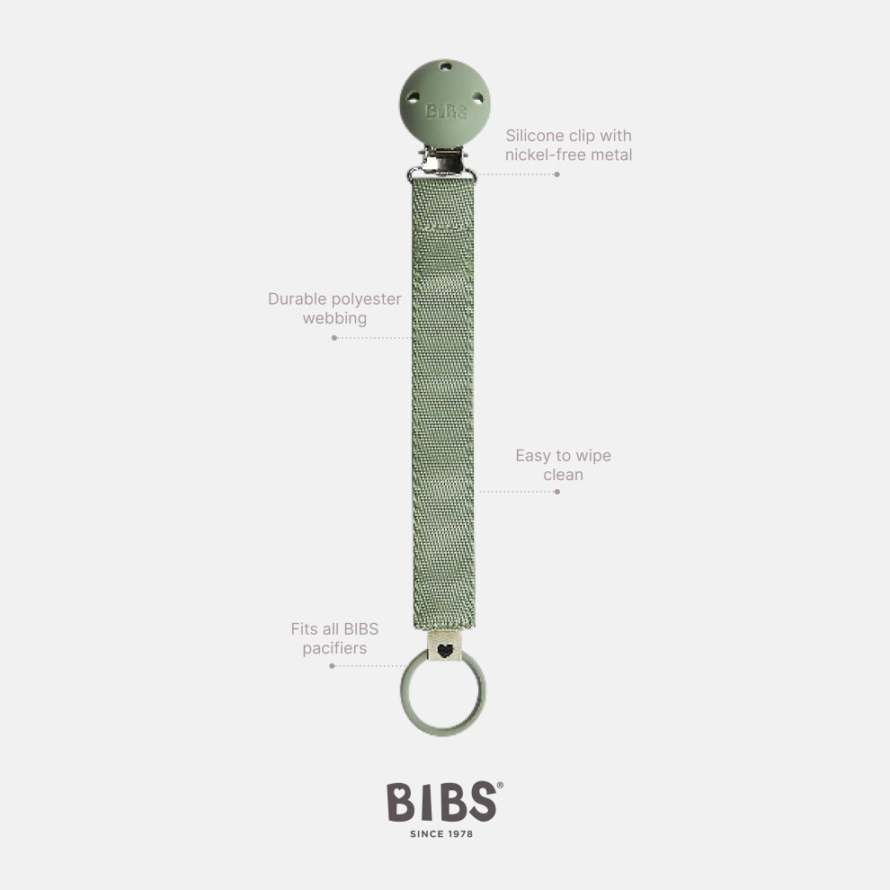 Bibs Pacifier Clip Ribbon Secure Your Babys Pacifier With Durable Pol