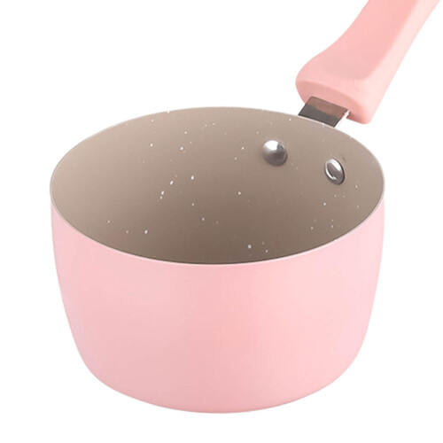 Butter Warmer Saucepan Ceramic Nonstick Pink 1.5L 2