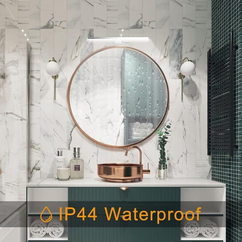 LED bathroom wall lamp cold white 6000K 6W 30cm IP44 1
