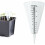Rain Gauge Outdoor Transparent Dual-Scale 2-Pack 5