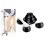Cane Tip for Slip Prevention Stabilizing Ferrule Quad Base 7