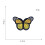 Butterfly iron-on applique 24 pcs 4