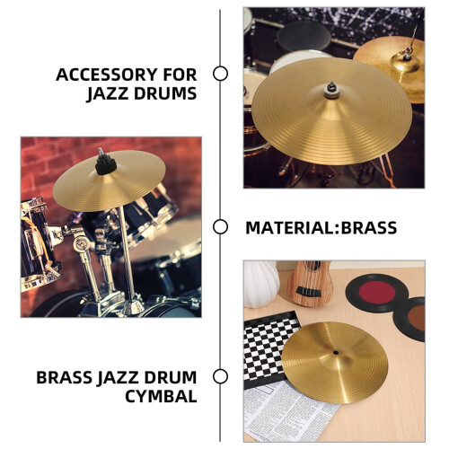 Feng Drum Cymbal Metal Practice Replacement Set 2